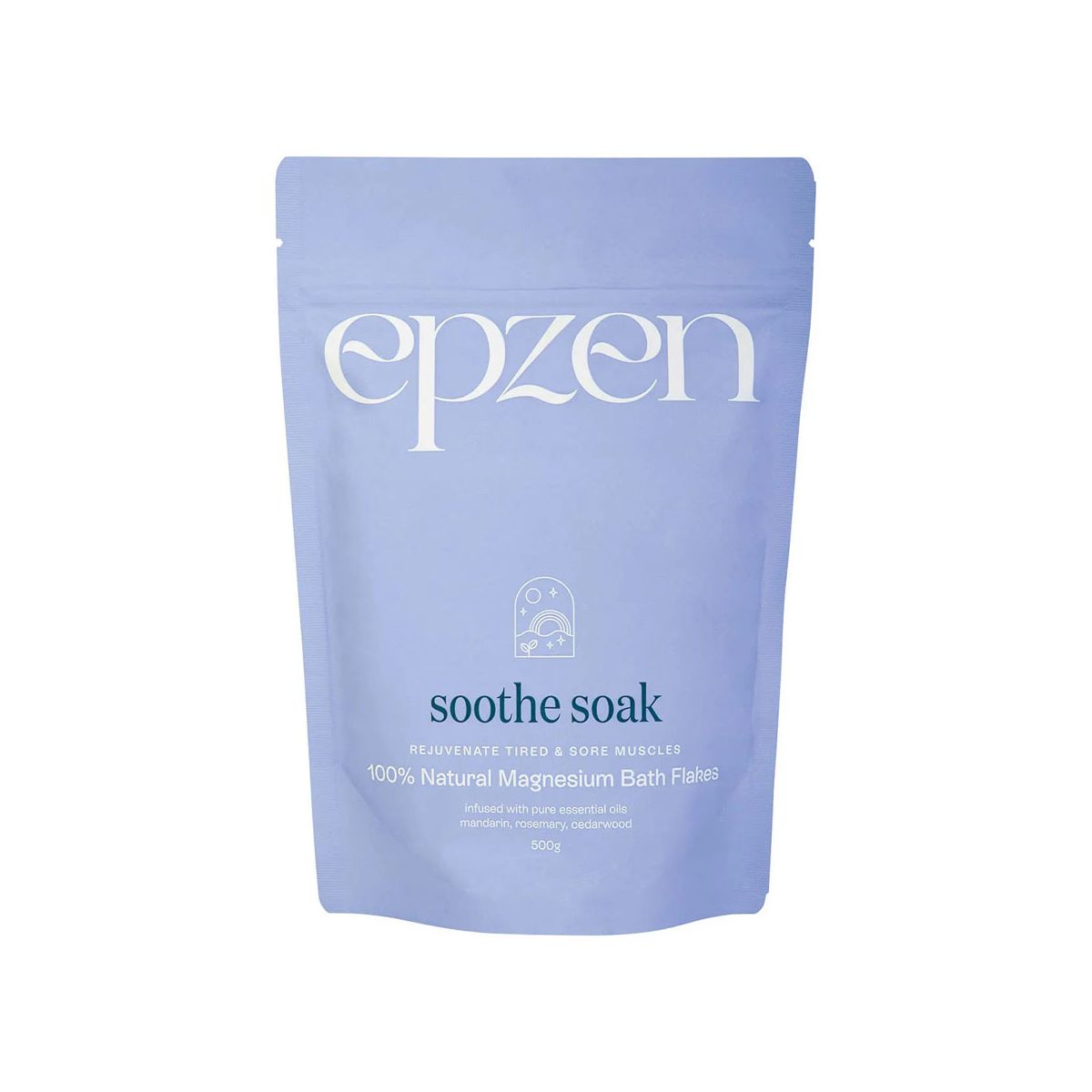 Buy Epzen Magnesium Bath Flakes Soothe Soak 500g Online