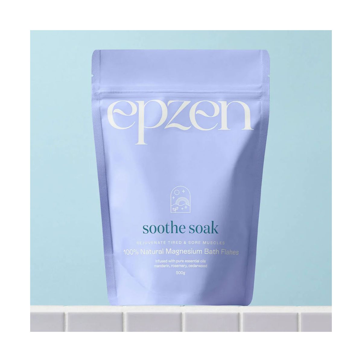 Epzen Magnesium Bath Flakes Soothe Soak 500g
