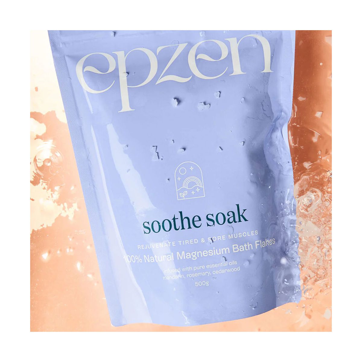 Epzen Magnesium Bath Flakes Soothe Soak 500g