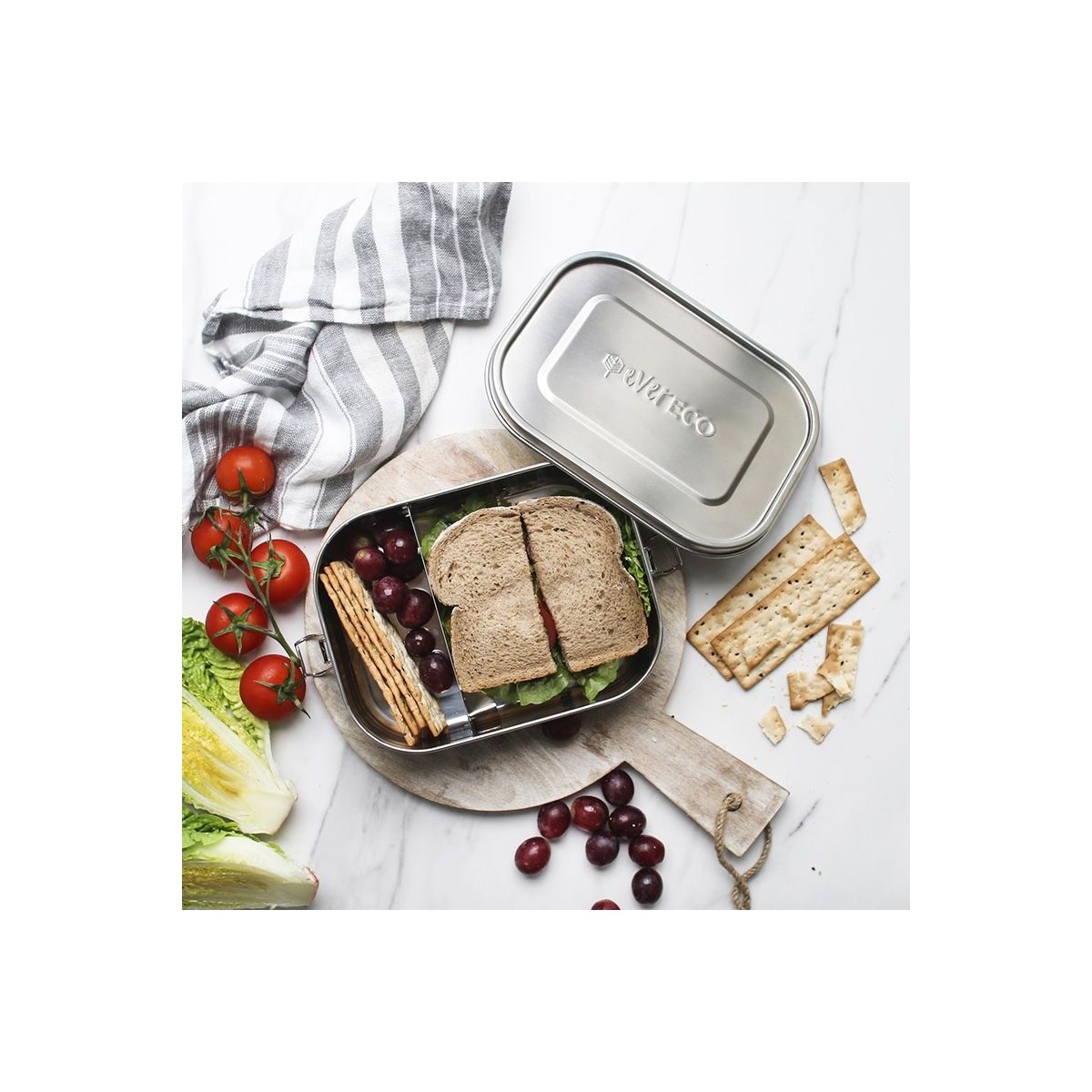 Ever Eco Stainless Steel Bento Box 1400ml