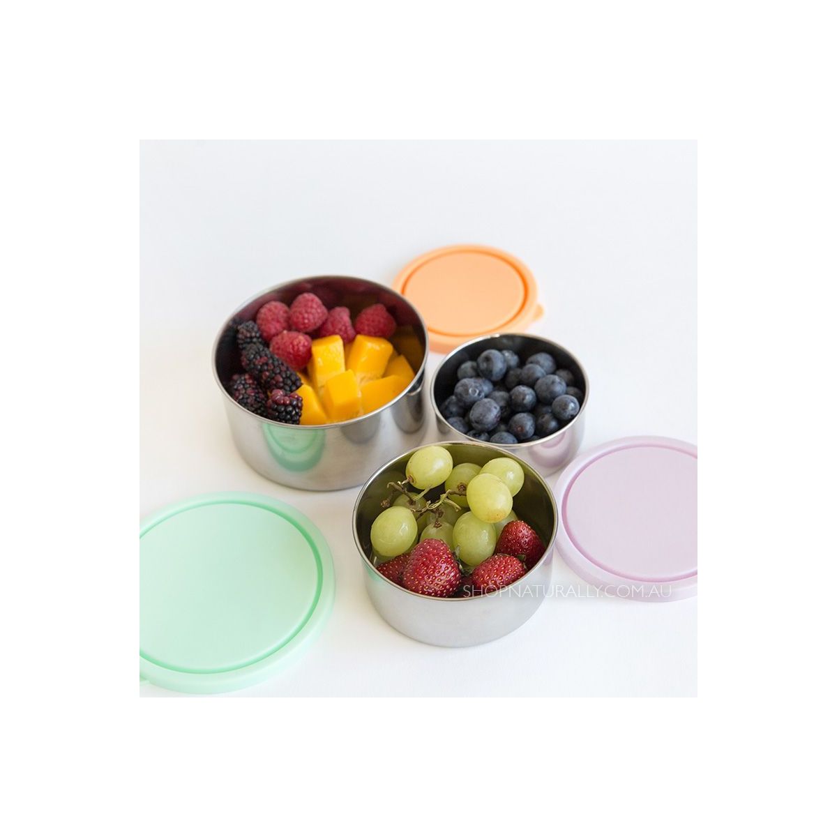 Buy Ever Eco Stainless Steel Nesting Containers Spring Pastels Online