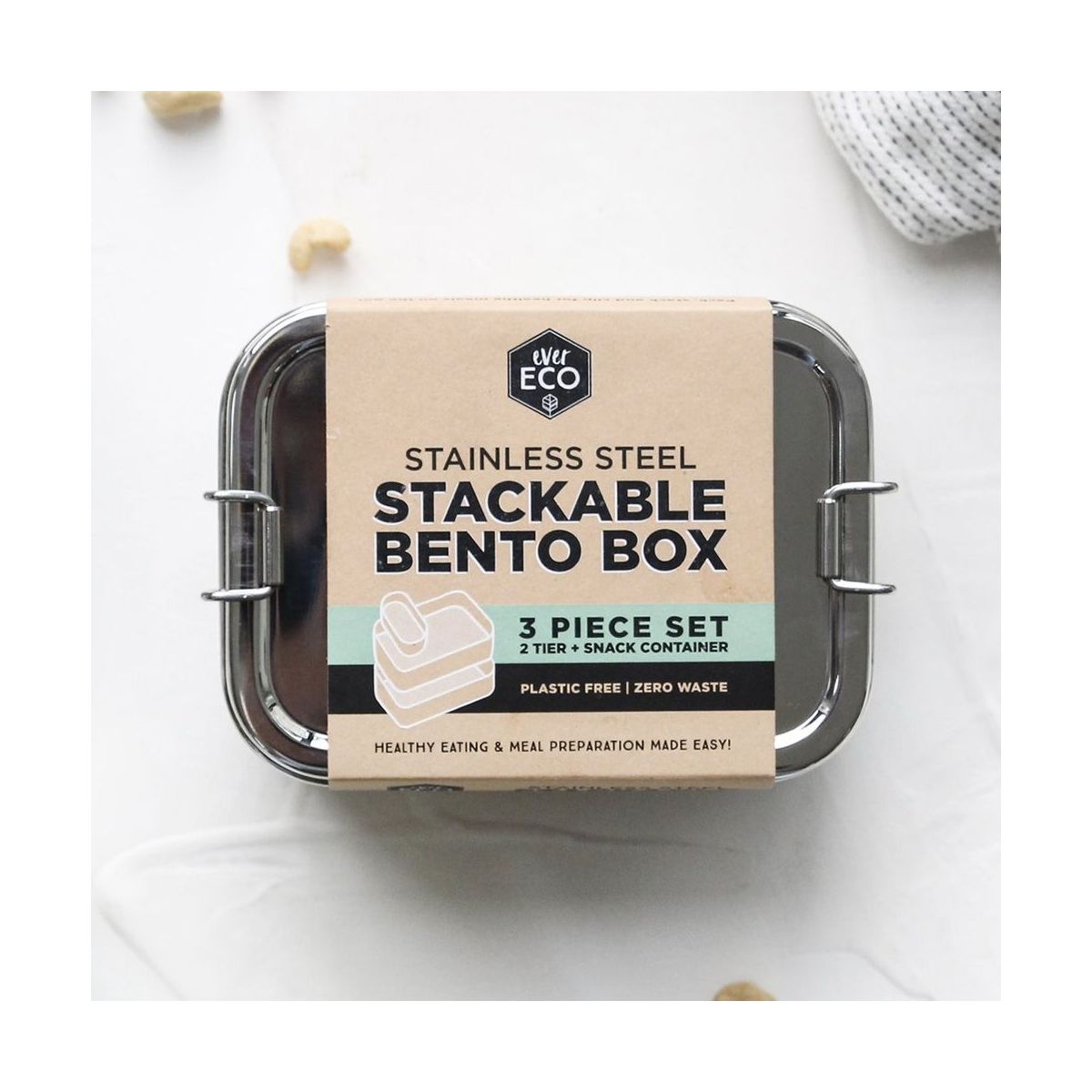 Buy Ever Eco Stainless Steel Stackable Bento Online