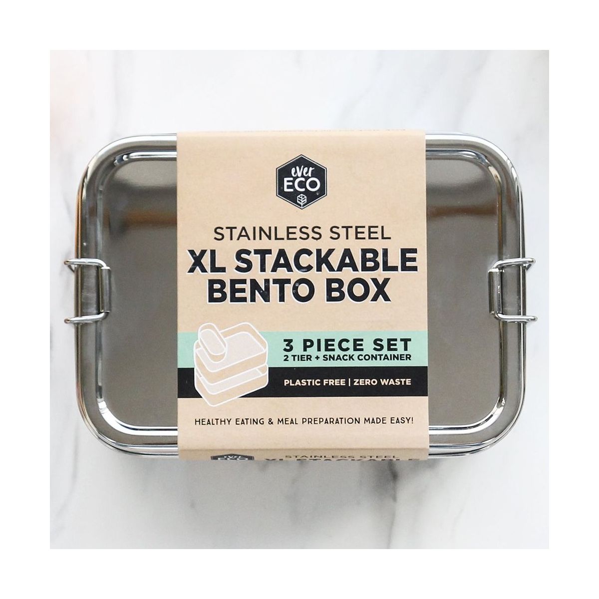 Buy Ever Eco Stainless Steel Stackable Bento Online