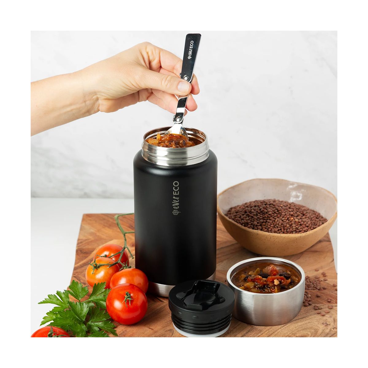 Buy Ever Eco Insulated Food Jar 800ml Sage online