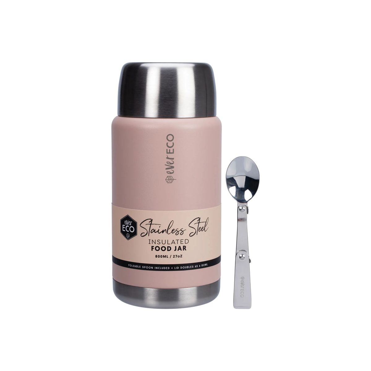 Buy Ever Eco 800ml Rose insulated food flask online
