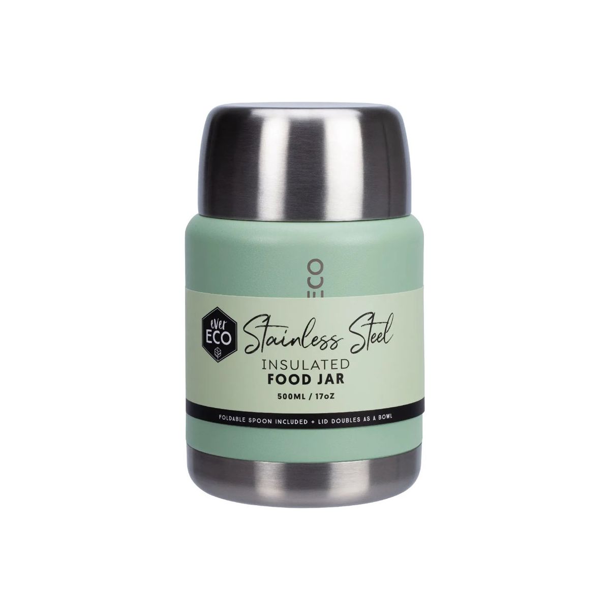 Buy Ever Eco Insulated Food Jar 500ml Sage online