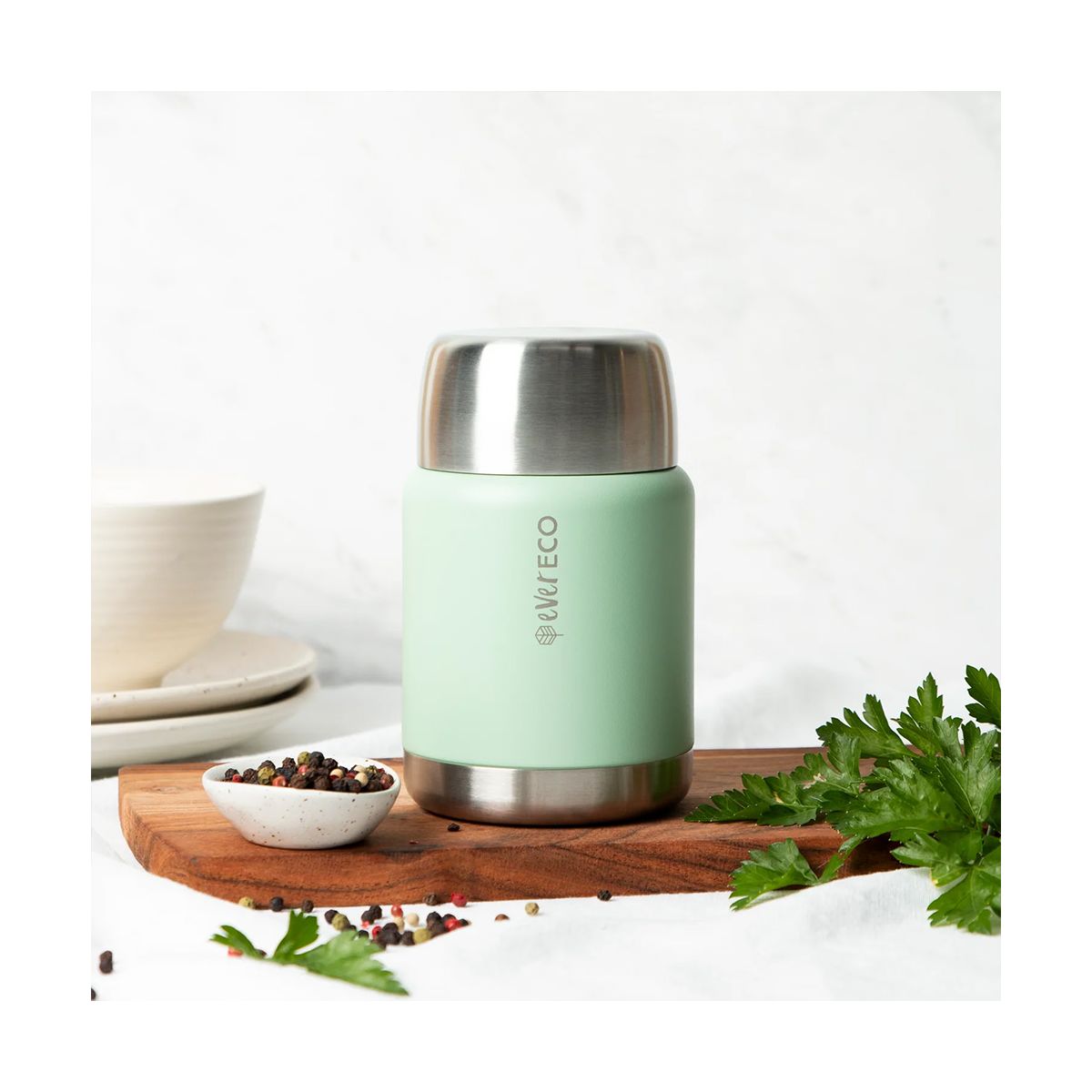 Buy Ever Eco Insulated Food Jar 500ml Sage online
