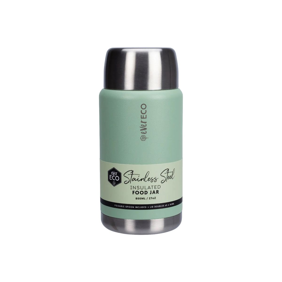 Buy Ever Eco Insulated Food Jar 800ml Sage online