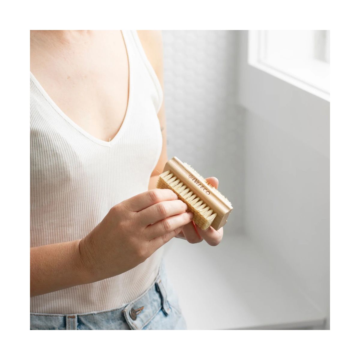 Ever Eco Bamboo Nail Brush Sisal Bristles
