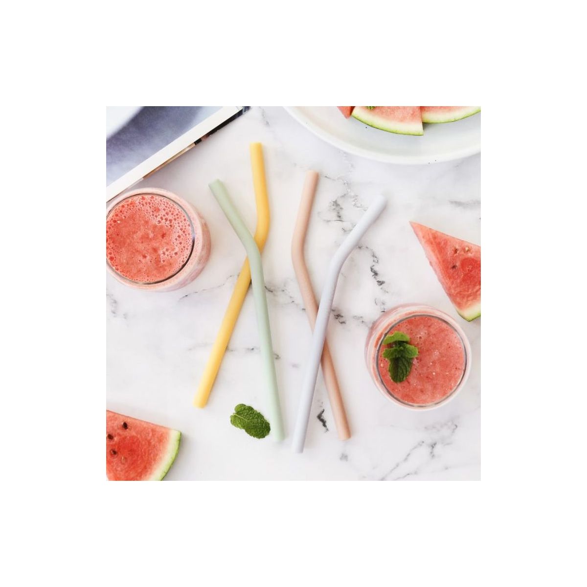 Buy Ever Eco Silicone Straws Bent Online