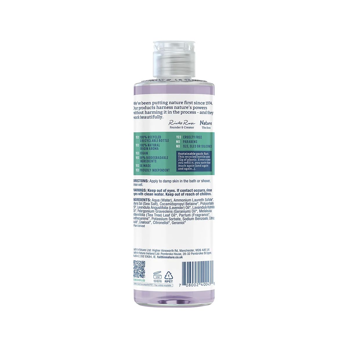 Faith In Nature Lavender & Geranium Soothing Body Wash 400ml
