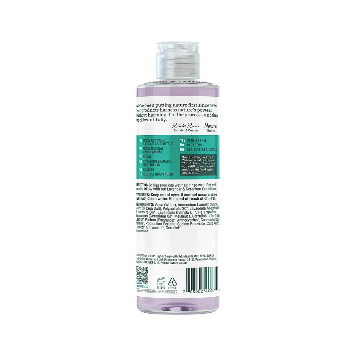 Faith In Nature Lavender & Geranium Soothing Shampoo 400ml