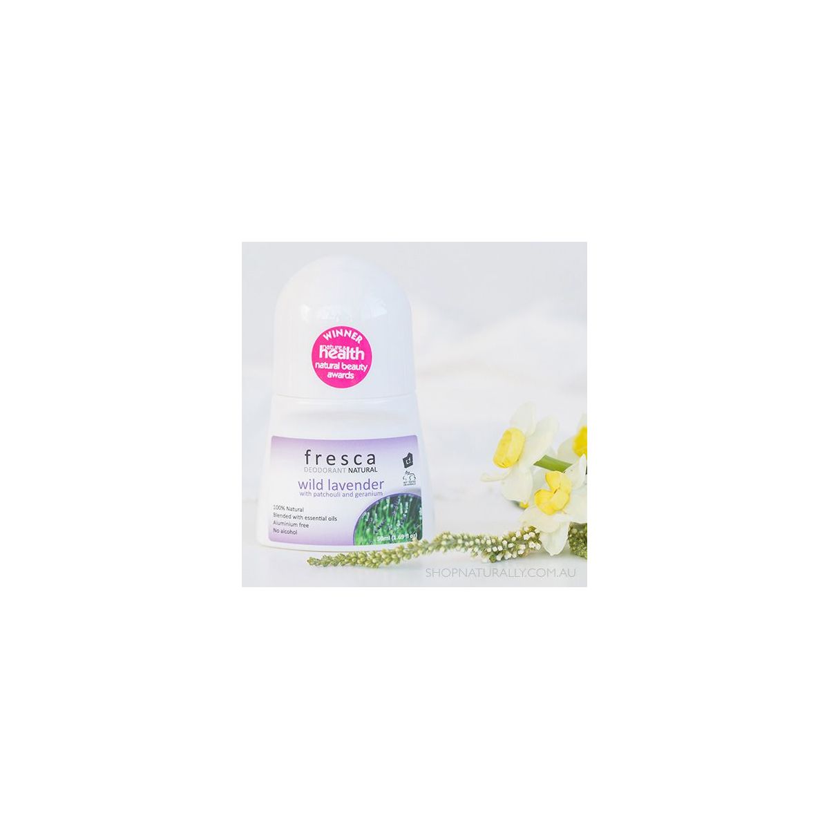 Buy Fresca Natural Deodorant Roll-on Wild Lavender Online