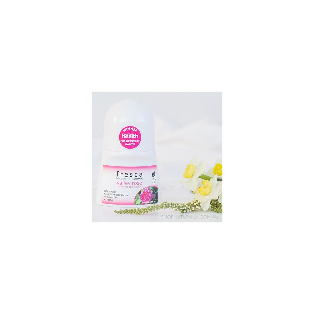 Buy Fresca Natural Deodorant Roll-on Valley Rose Online