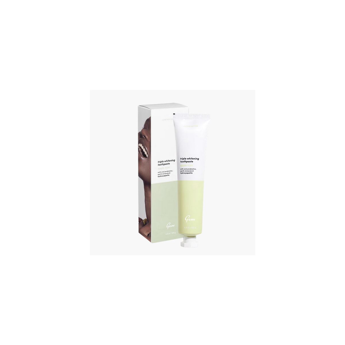 Gem Triple Whitening Toothpaste Apple Mint 100g