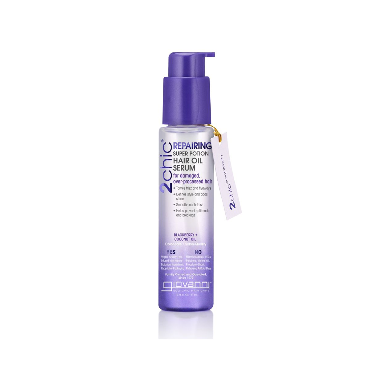 Buy Giovanni 2chic Repairing Super Potion Hair Oil Serum 81ml Online