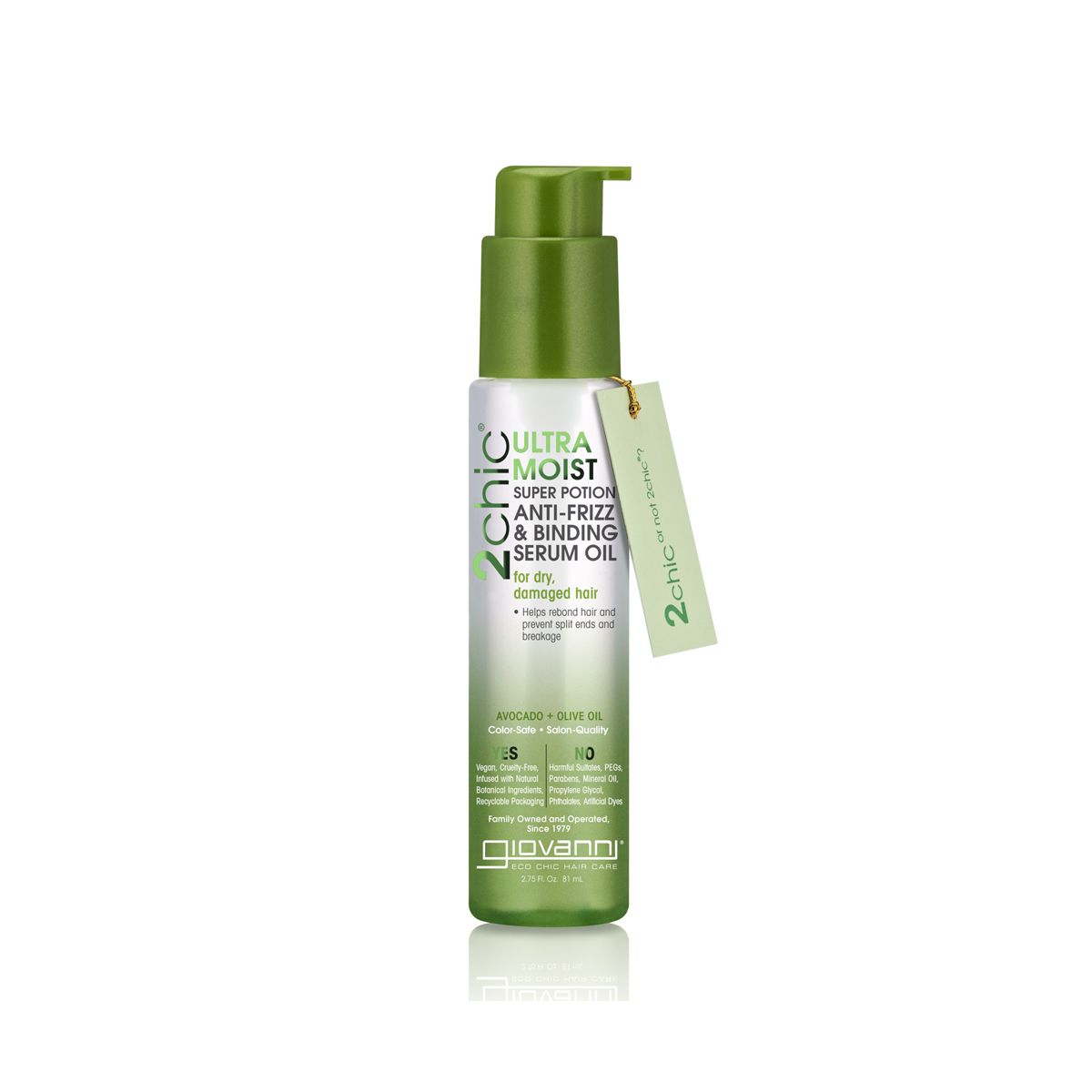 Buy Giovanni 2chic Ultra-Moist Anti-Frizz & Binding Serum Oil 53ml Online