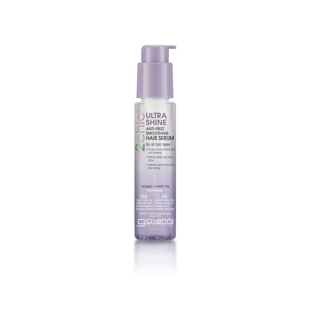 Buy Giovanni 2chic Ultra-Shine Anti-Frizz Smoothing Hair Serum 81ml Online