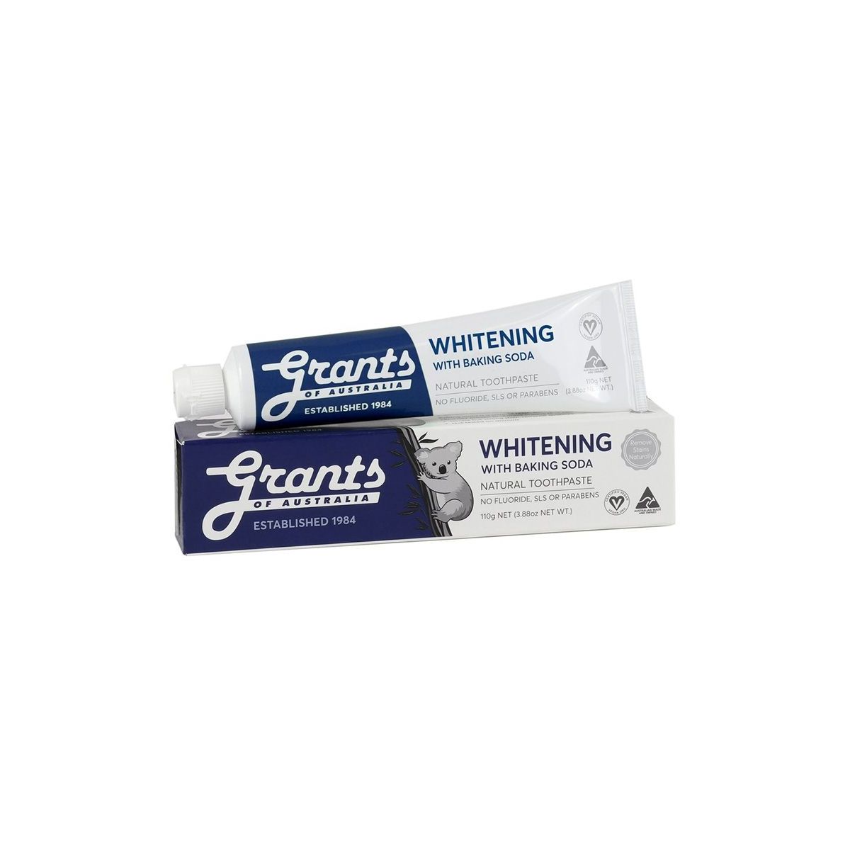 Buy Grants Natural Whitening Toothpaste Peppermint Online
