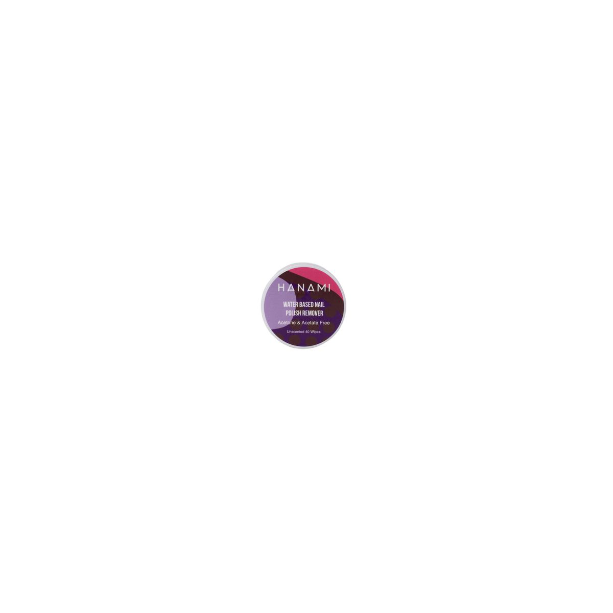Buy Hanami Water Based Nail Polish Remover Wipes Unscented Online