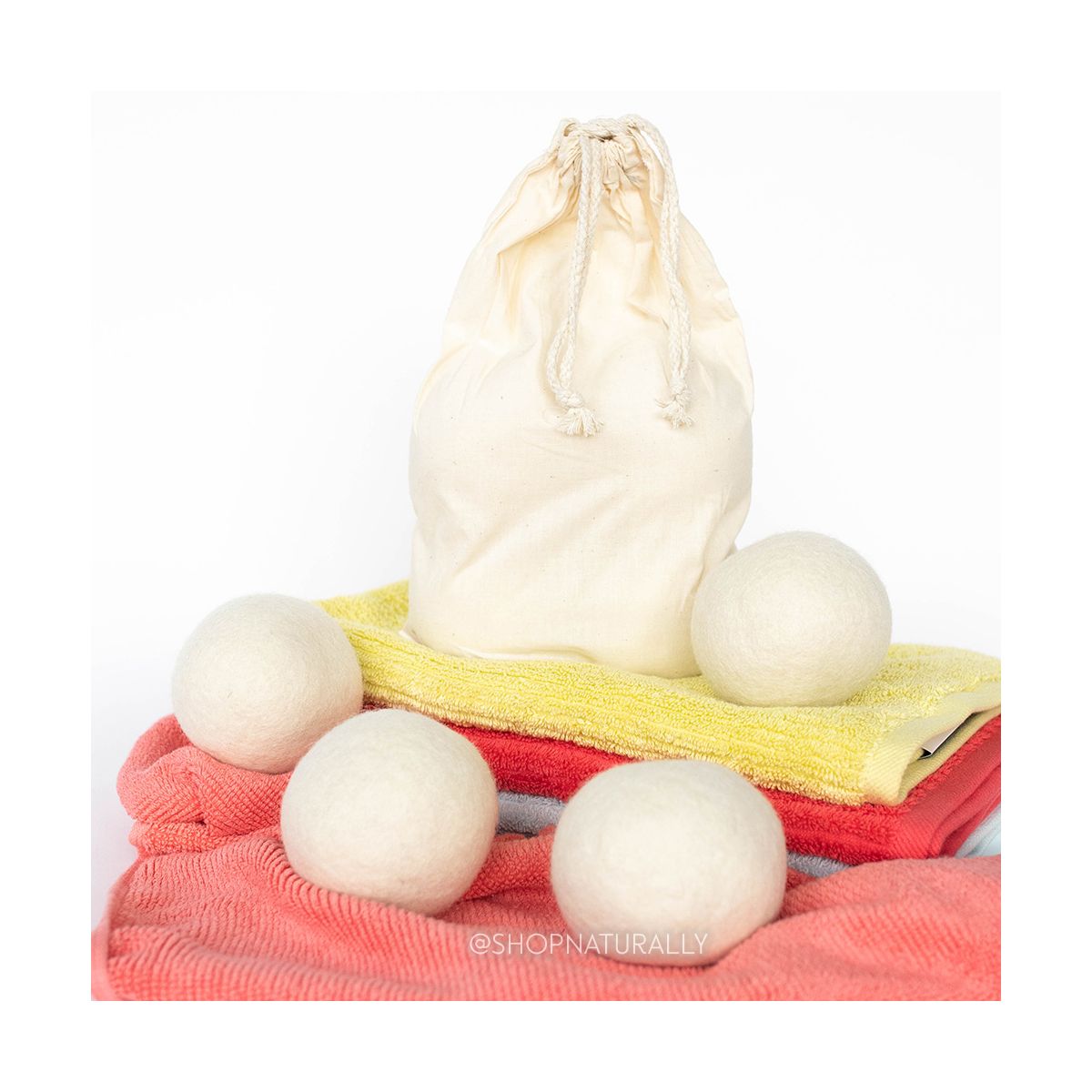 The Happy Sparrow Jumbo Wool Dryer Balls