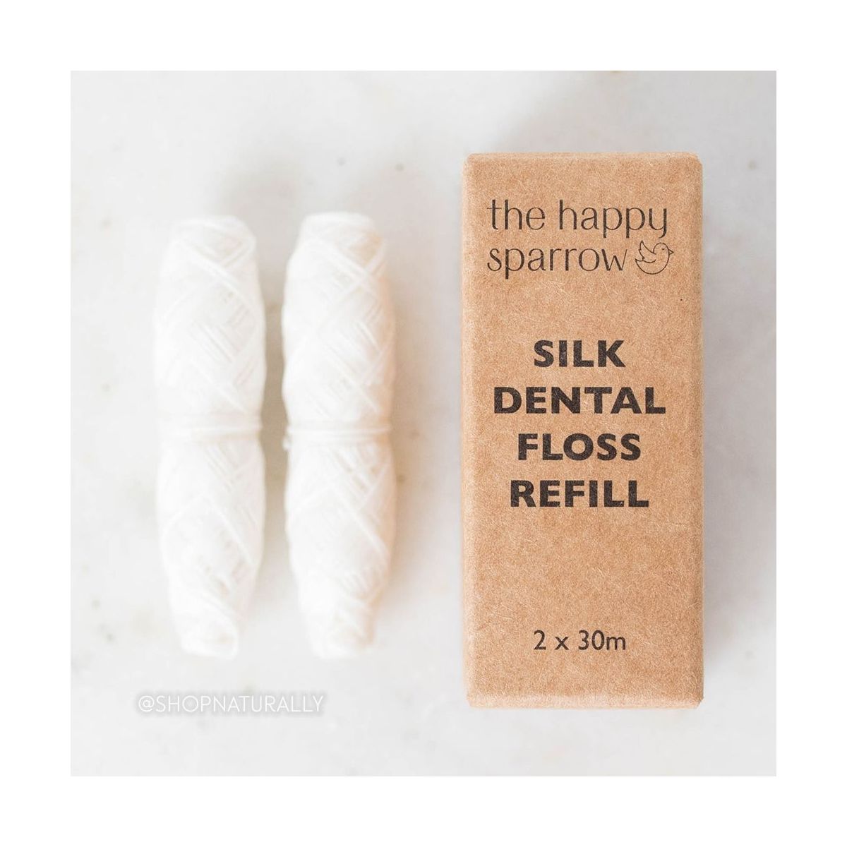 Buy The Happy Sparrow Silk Dental Floss Refill Online