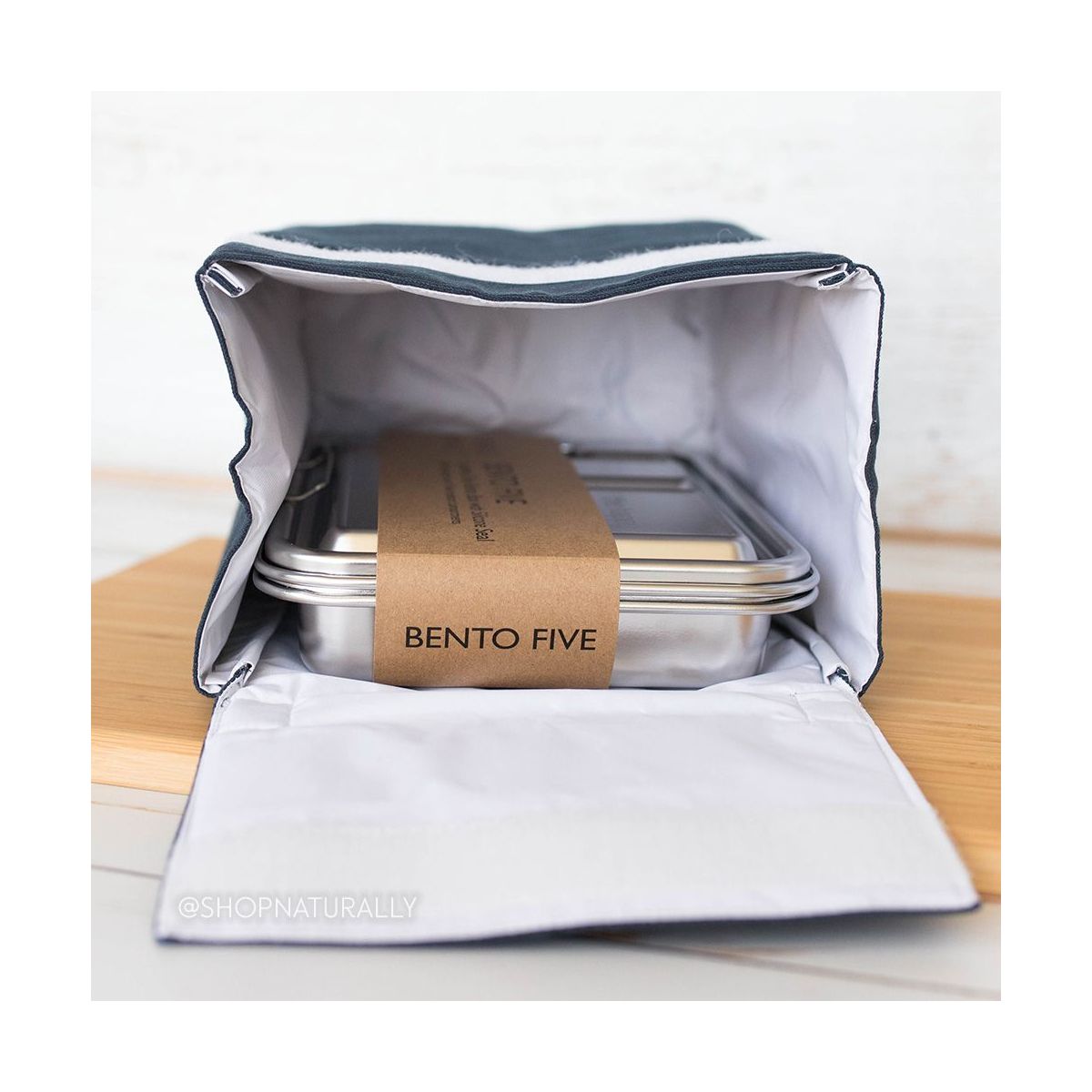 The Happy Sparrow Insulated Lunch Bag Navy