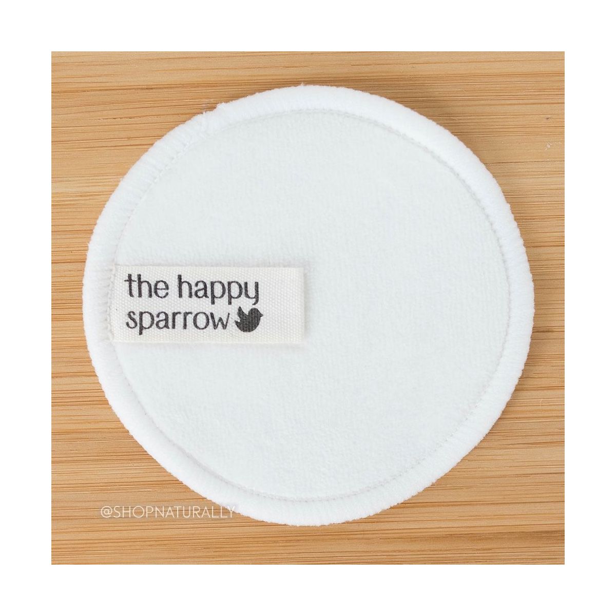 The Happy Sparrow Reusable Bamboo Makeup Remover Pads 5 Pack