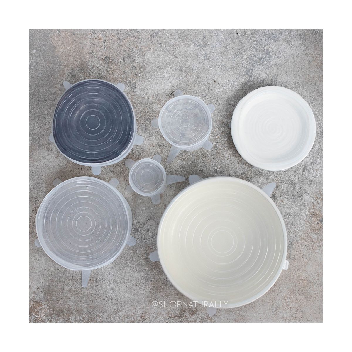The Happy Sparrow Silicone Food Cover Set