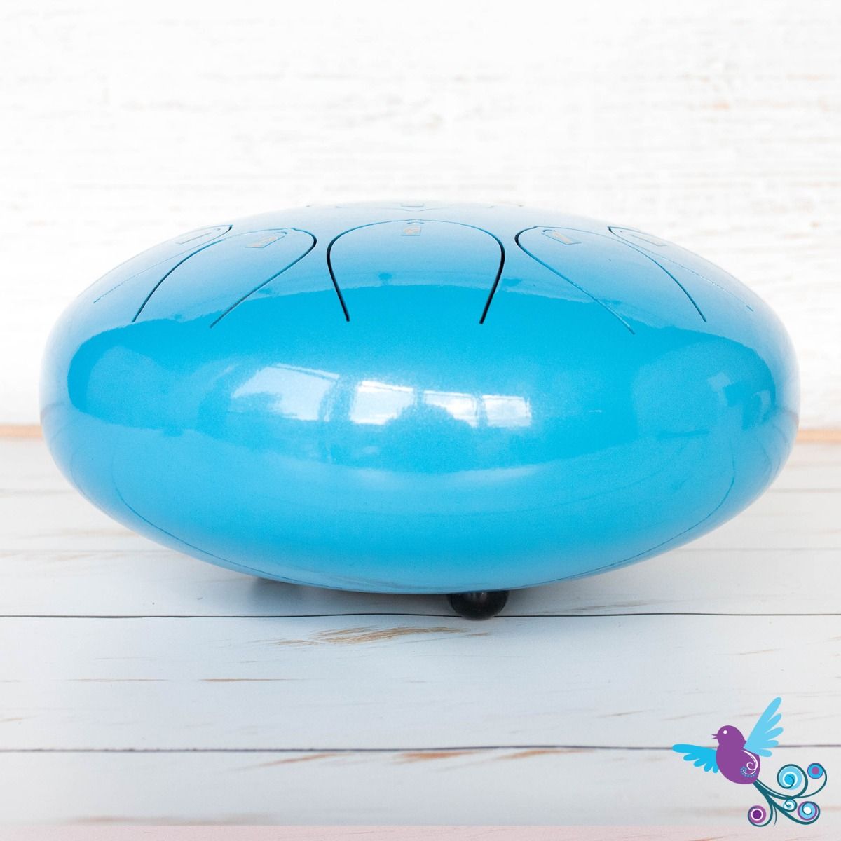 Hluru 13 Note Lotus Tongue Drum Sky Blue