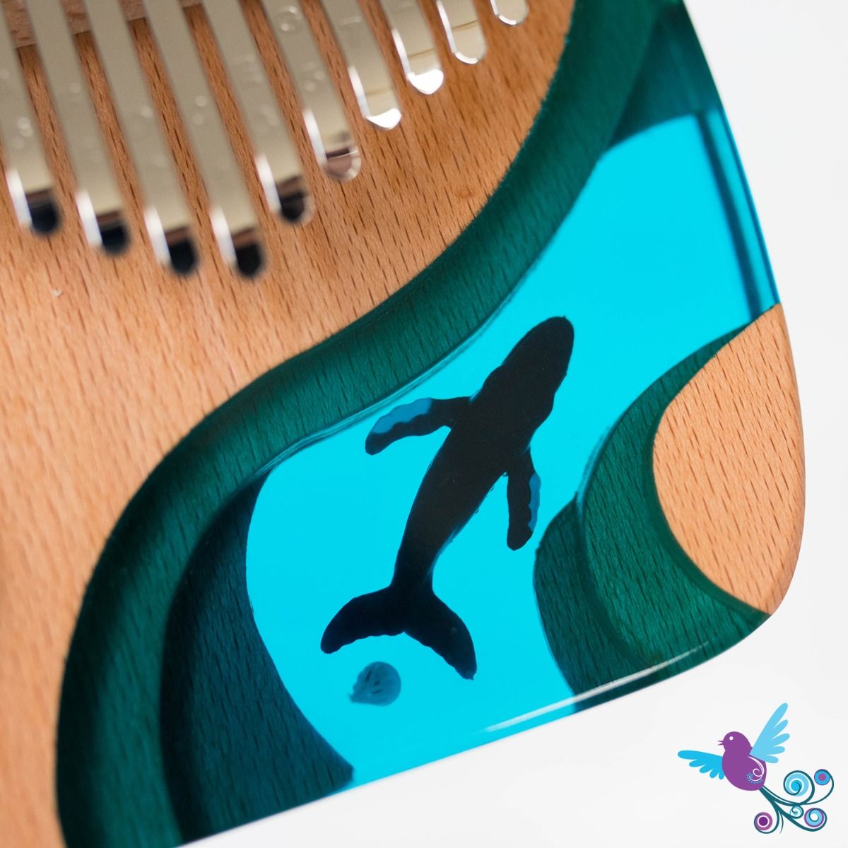 Hluru Kalimba 17 Key Whale in C Major