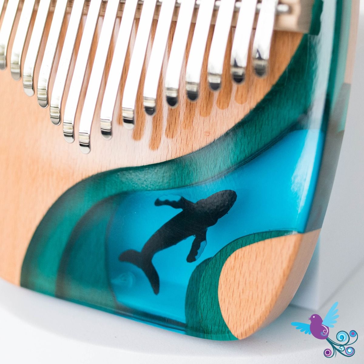Hluru Kalimba 17 Key Whale in C Major