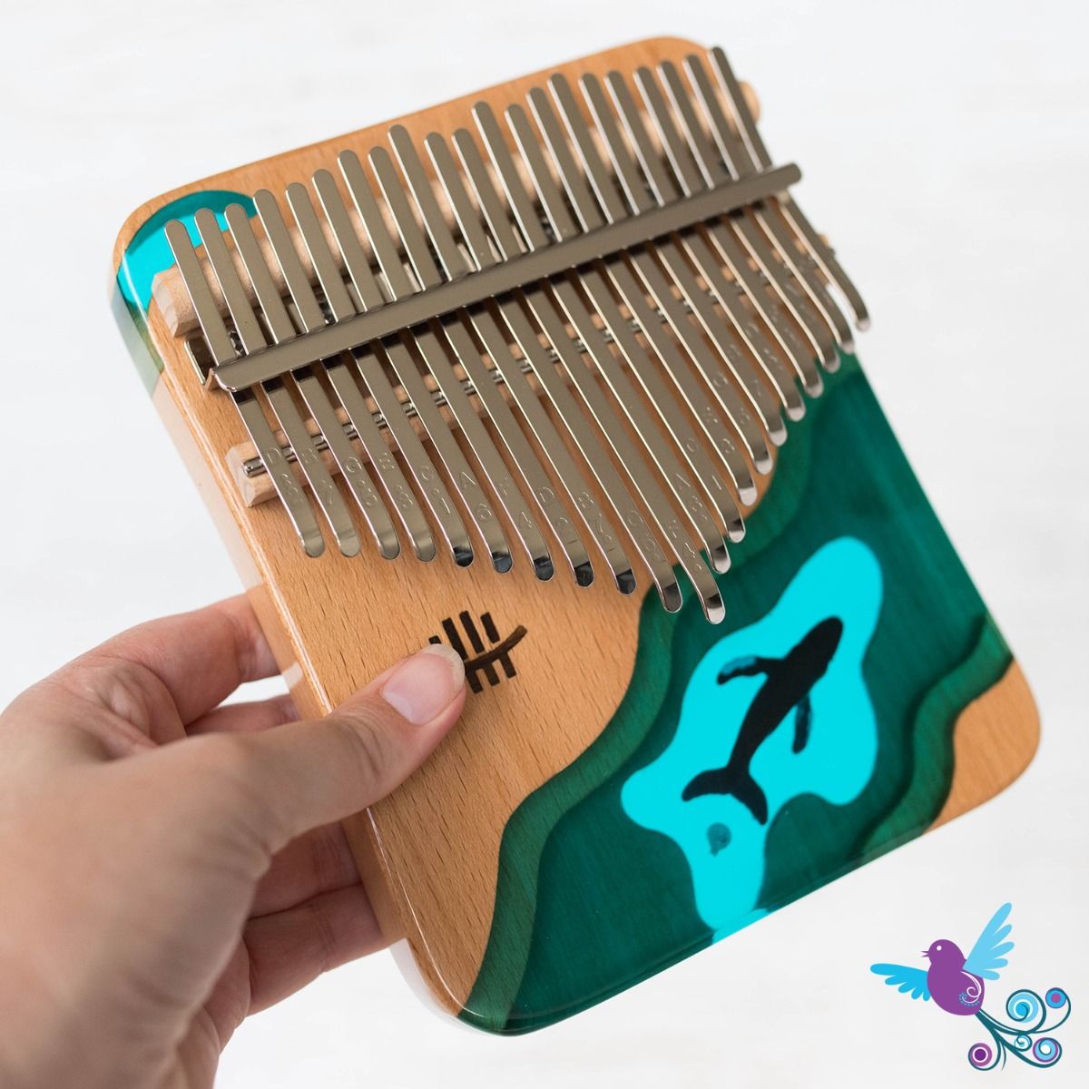 Hluru Kalimba 21 Key Whale in C Major