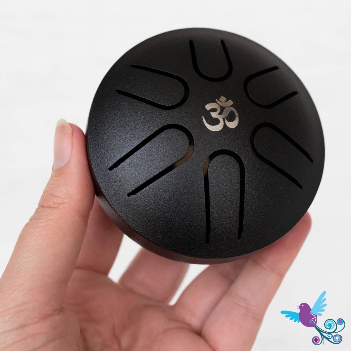 Hluru Mini Pentatonic Tongue Drum Black