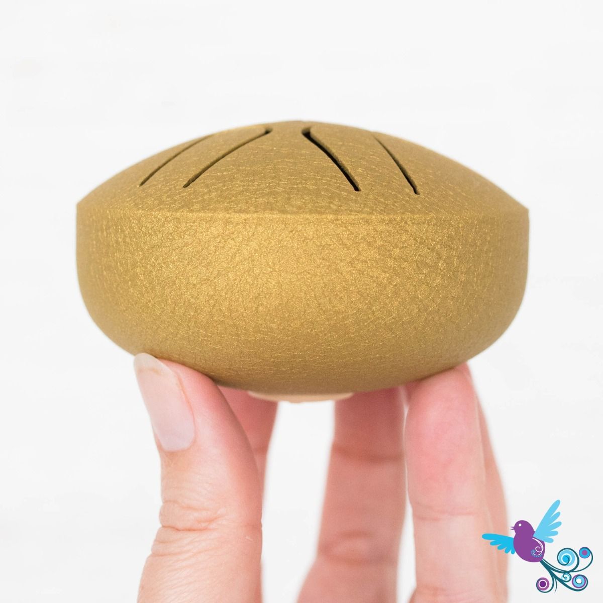 Hluru Mini Pentatonic Tongue Drum Gold