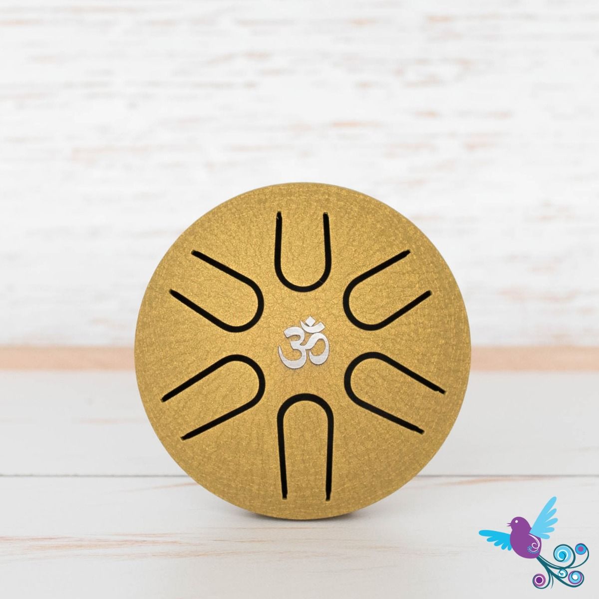 Buy Hluru Mini Pentatonic Tongue Drum Gold Online