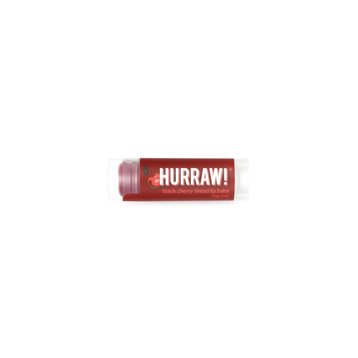 Hurraw! Tinted Lip Balm Black Cherry 4.3g