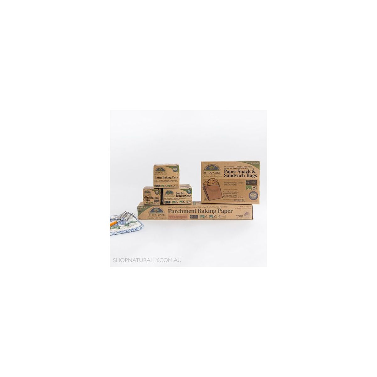 If You Care Unbleached Chlorine Free Parchment Baking Paper Sheets 24 Pack