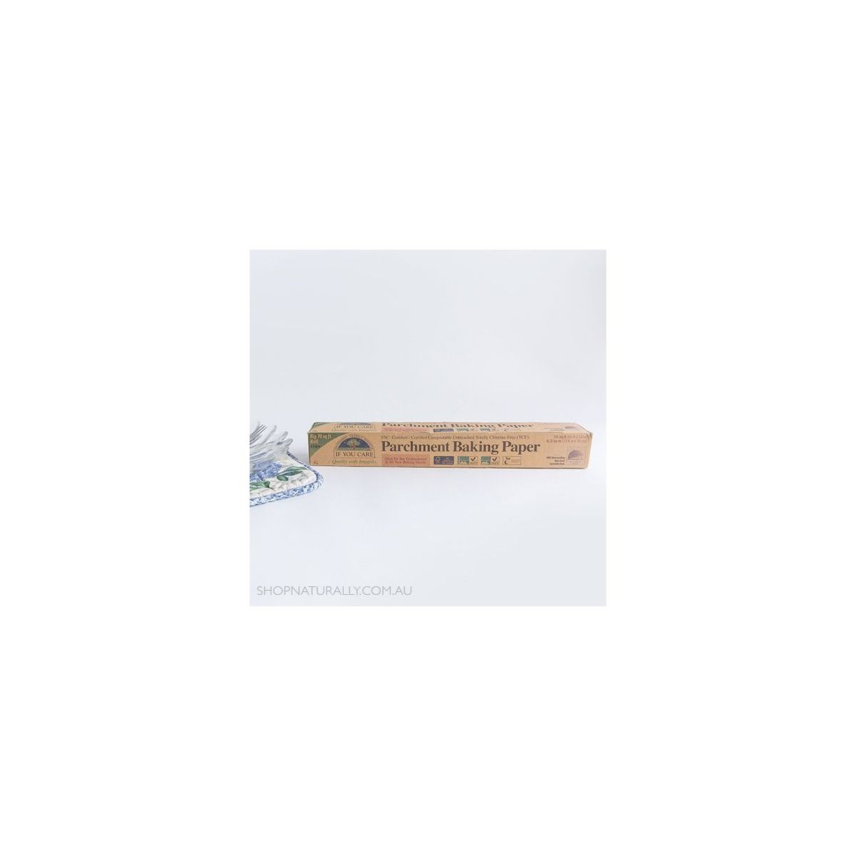 If You Care Unbleached Chlorine Free Parchment Baking Paper Roll 19.8m