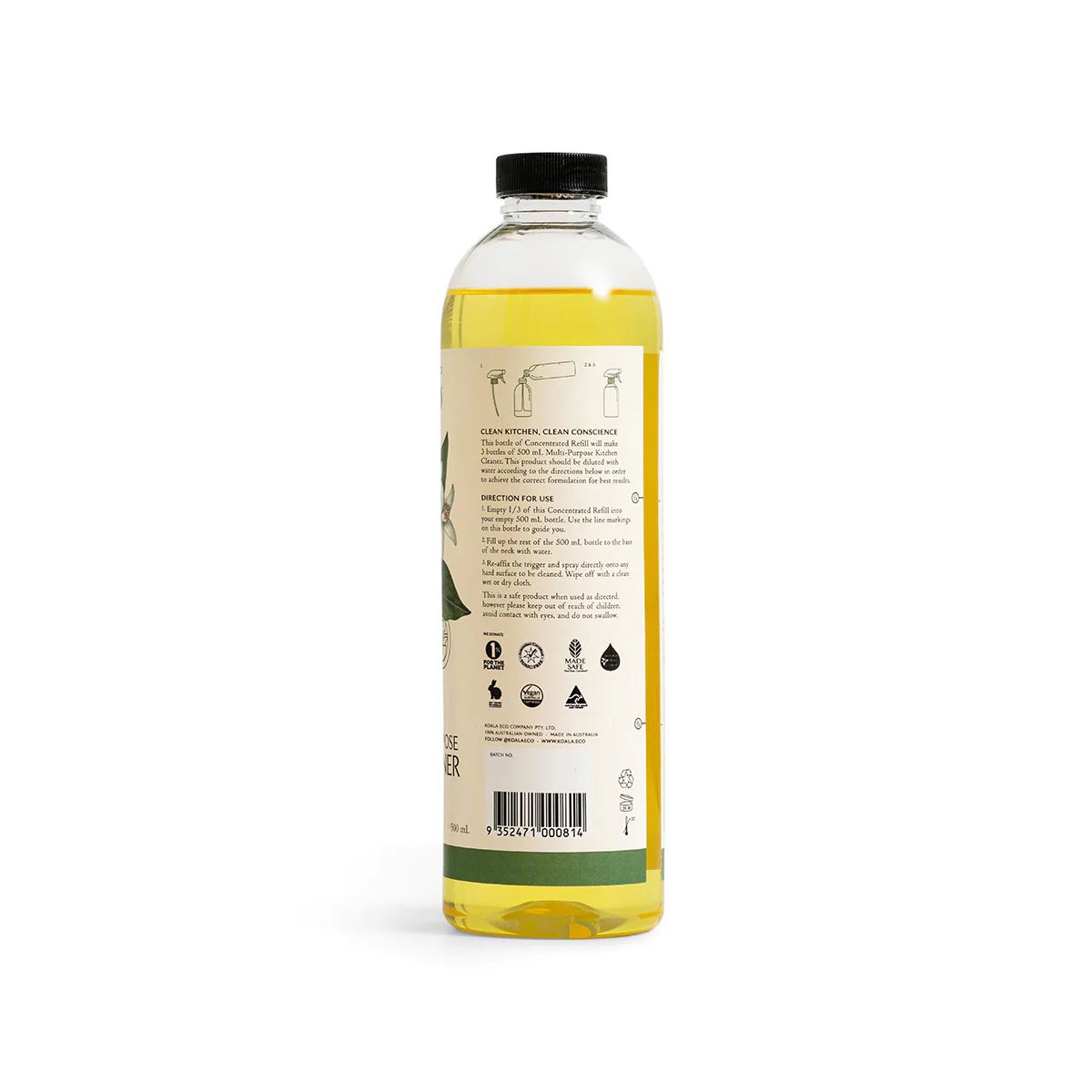 Koala Eco Multi-Purpose Kitchen Cleaner Concentrated Refill 500ml