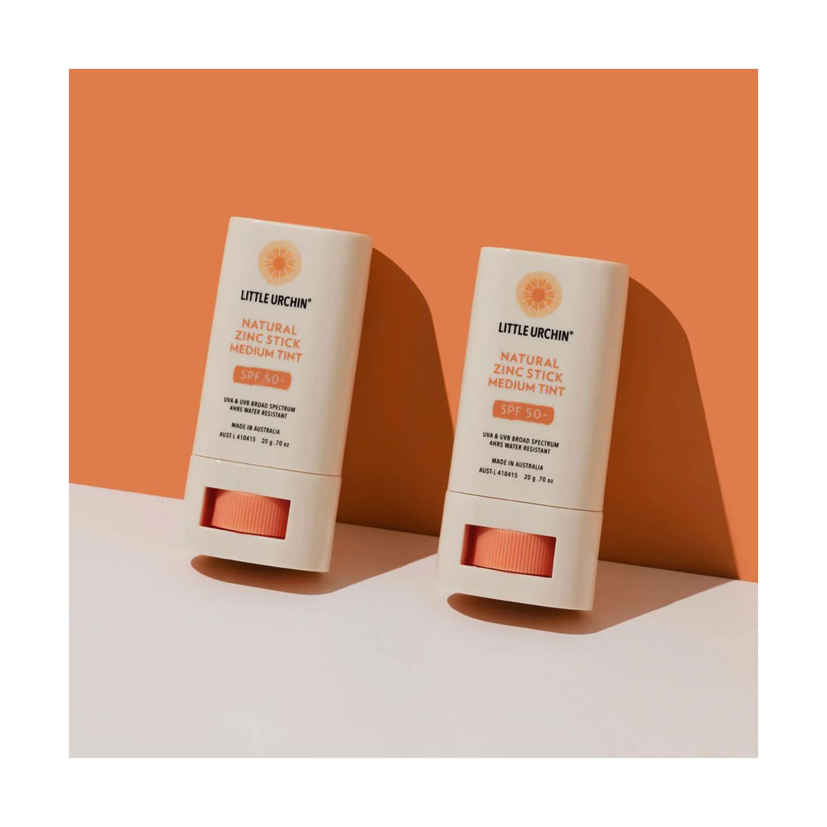 Little Urchin Natural Zinc Stick Medium Tint SPF50+ 20g