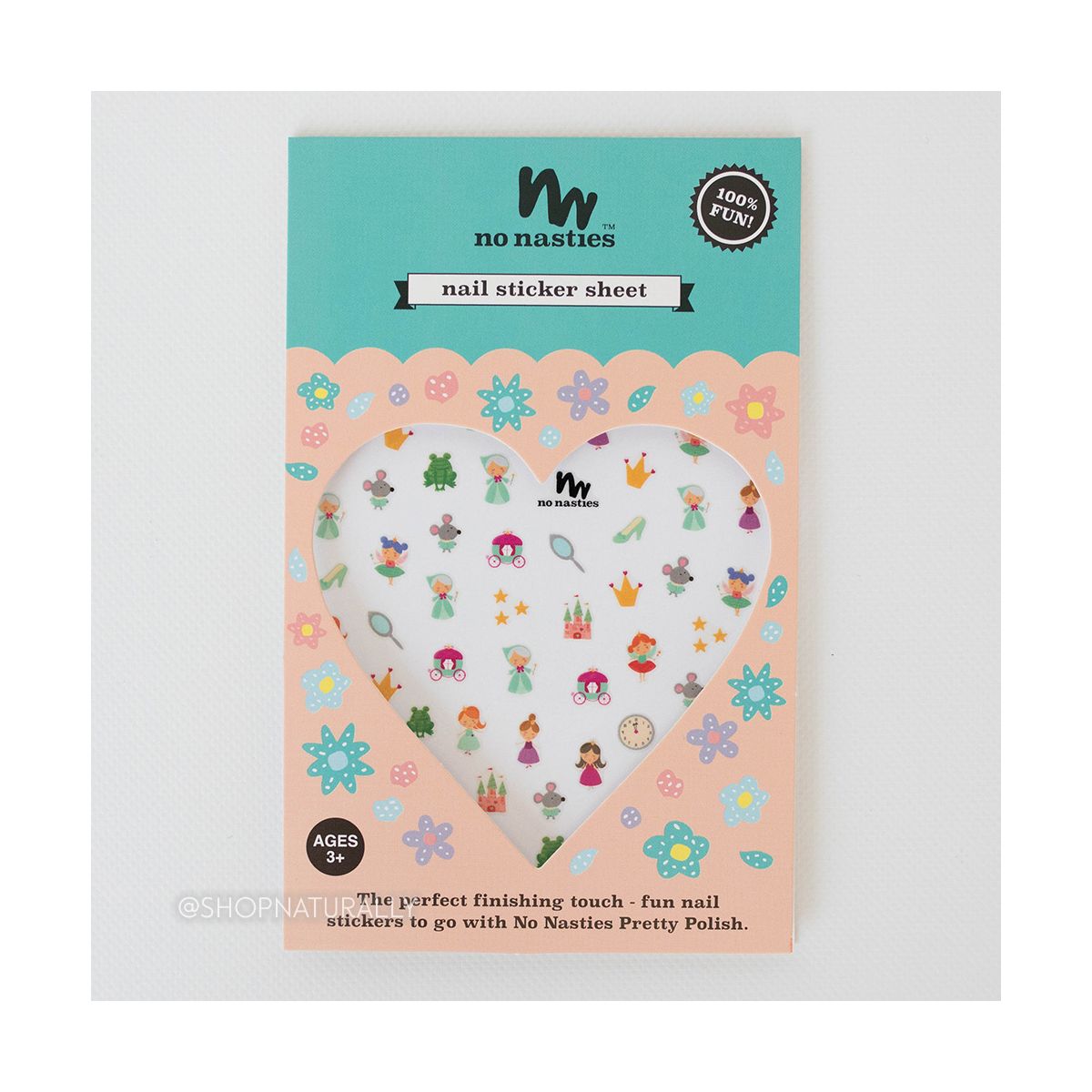 Buy No Nasties Nail Sticker Sheet Princess Online