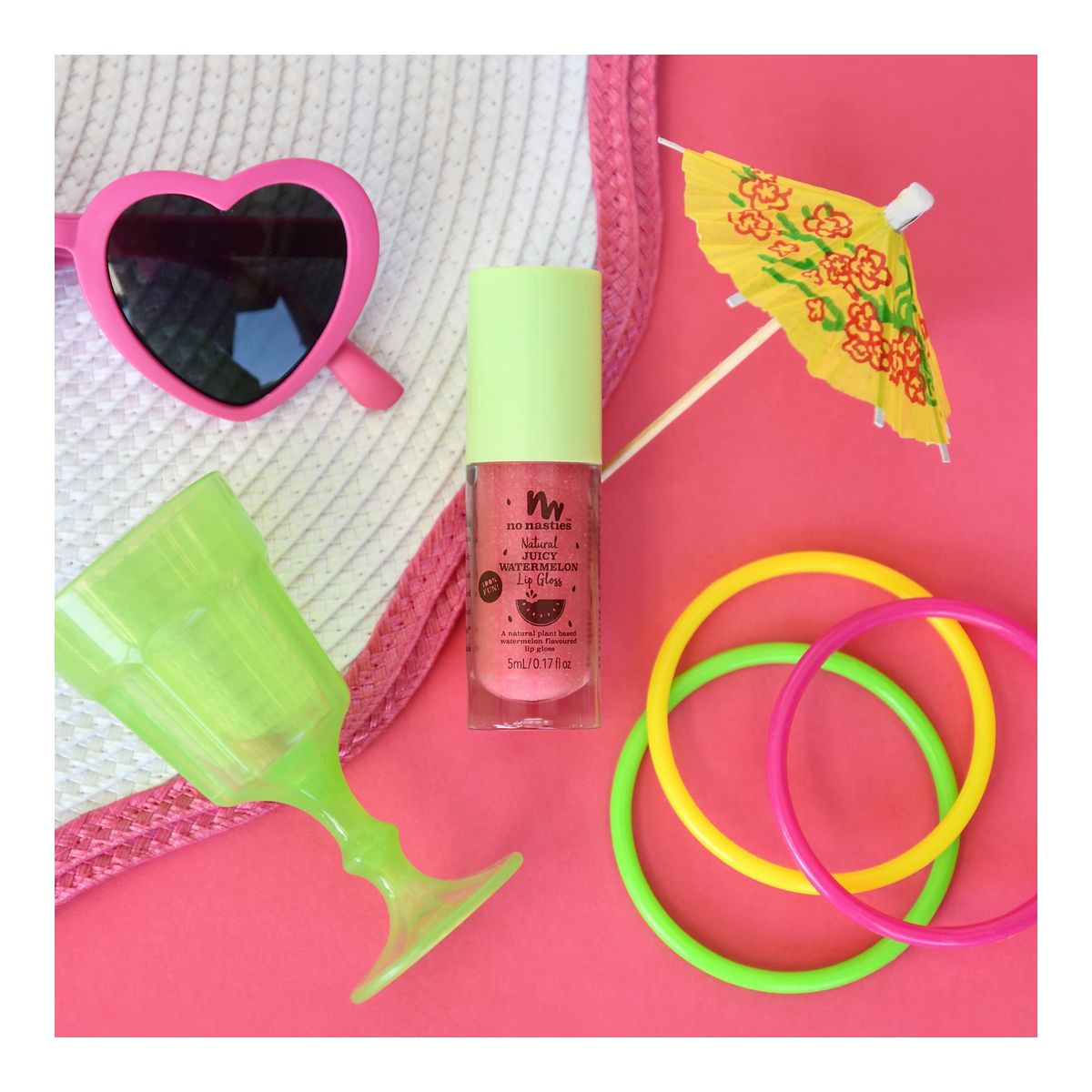 Buy No Nasties Lip Gloss Juicy Watermelon Online