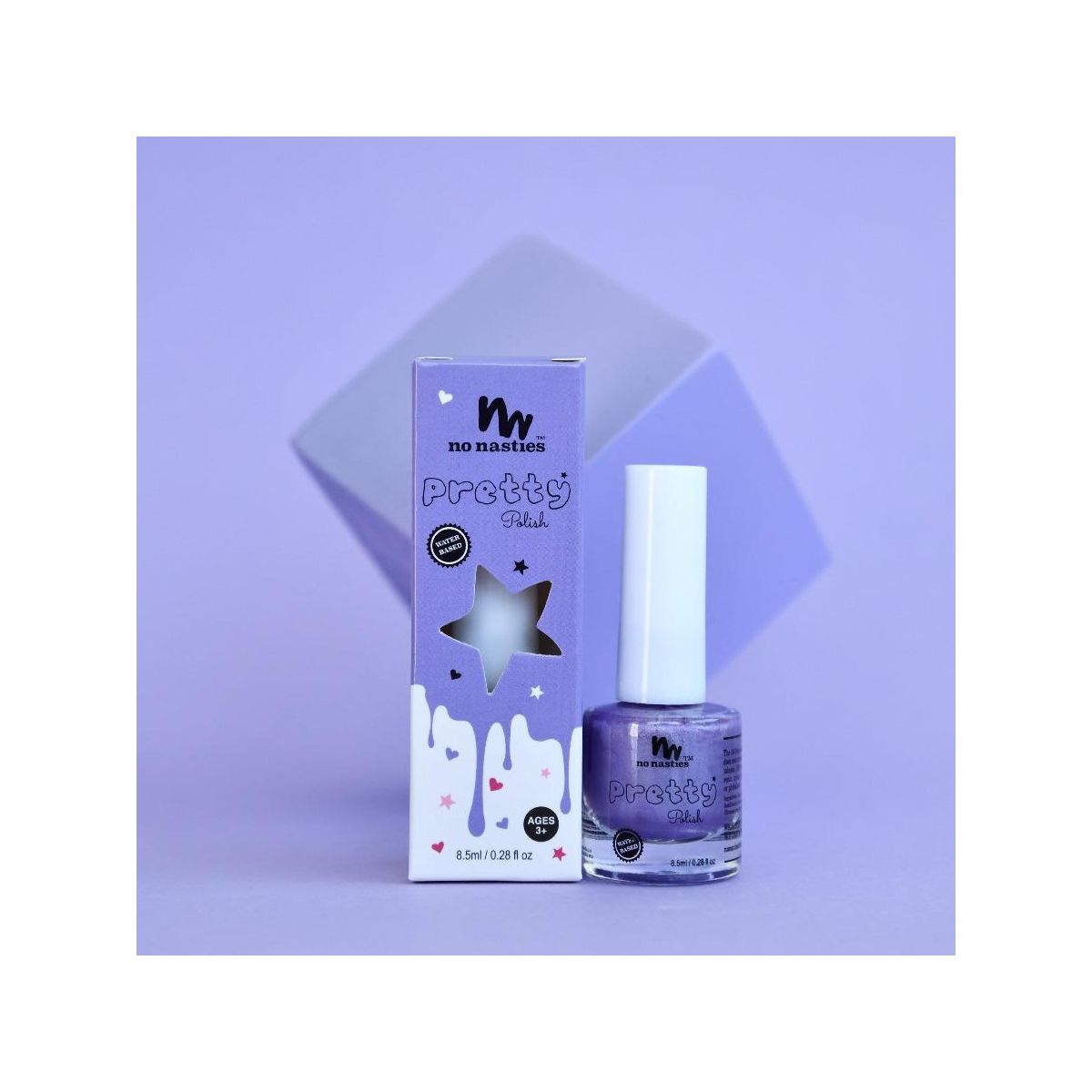 Buy No Nasties Water Based Peelable Nail Polish Purple Online