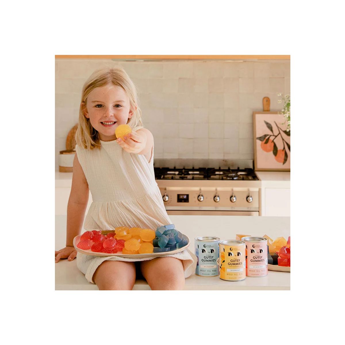 Nutra Organics Gutsy Gummies Blueberry 150g