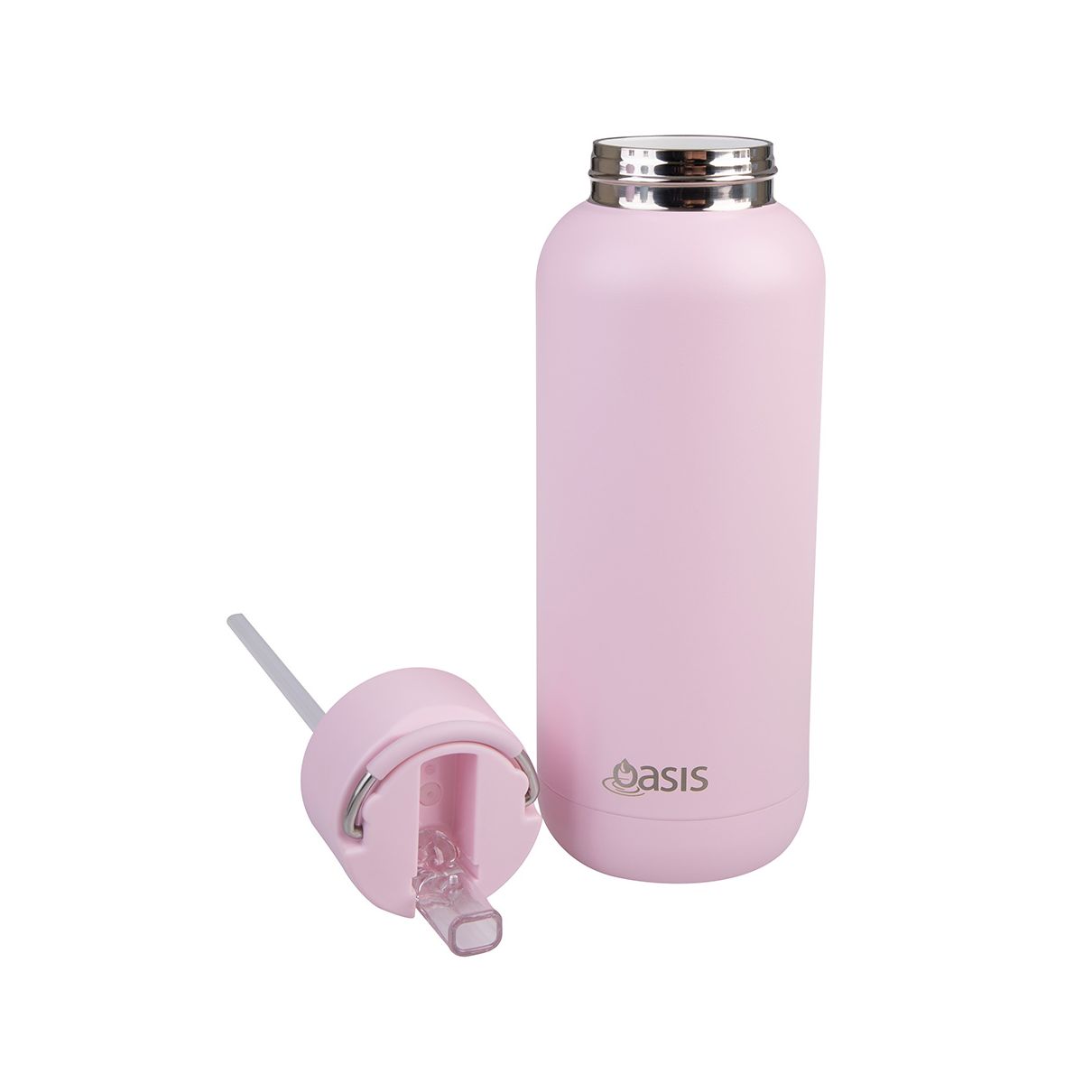 Buy Oasis Moda 1L pink insulated water bottle