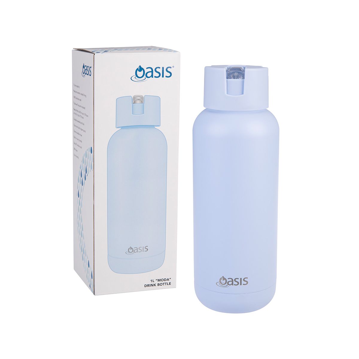 Buy Oasis Moda Periwinkle water bottle 1 Litre