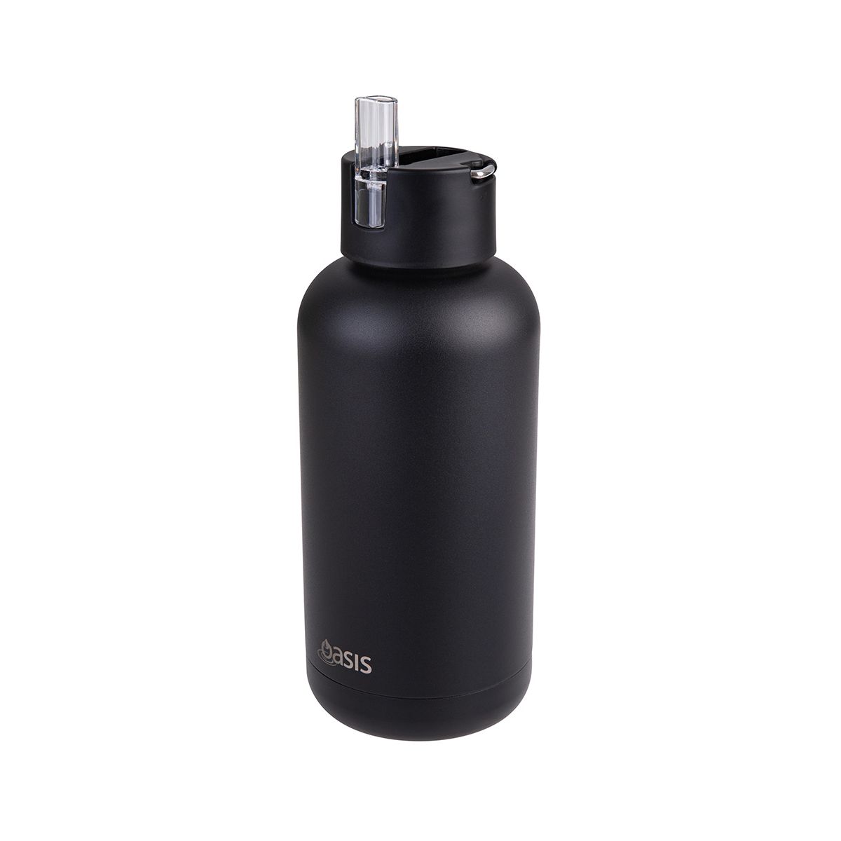 Buy Oasis Moda 1.5L black insulated water bottle