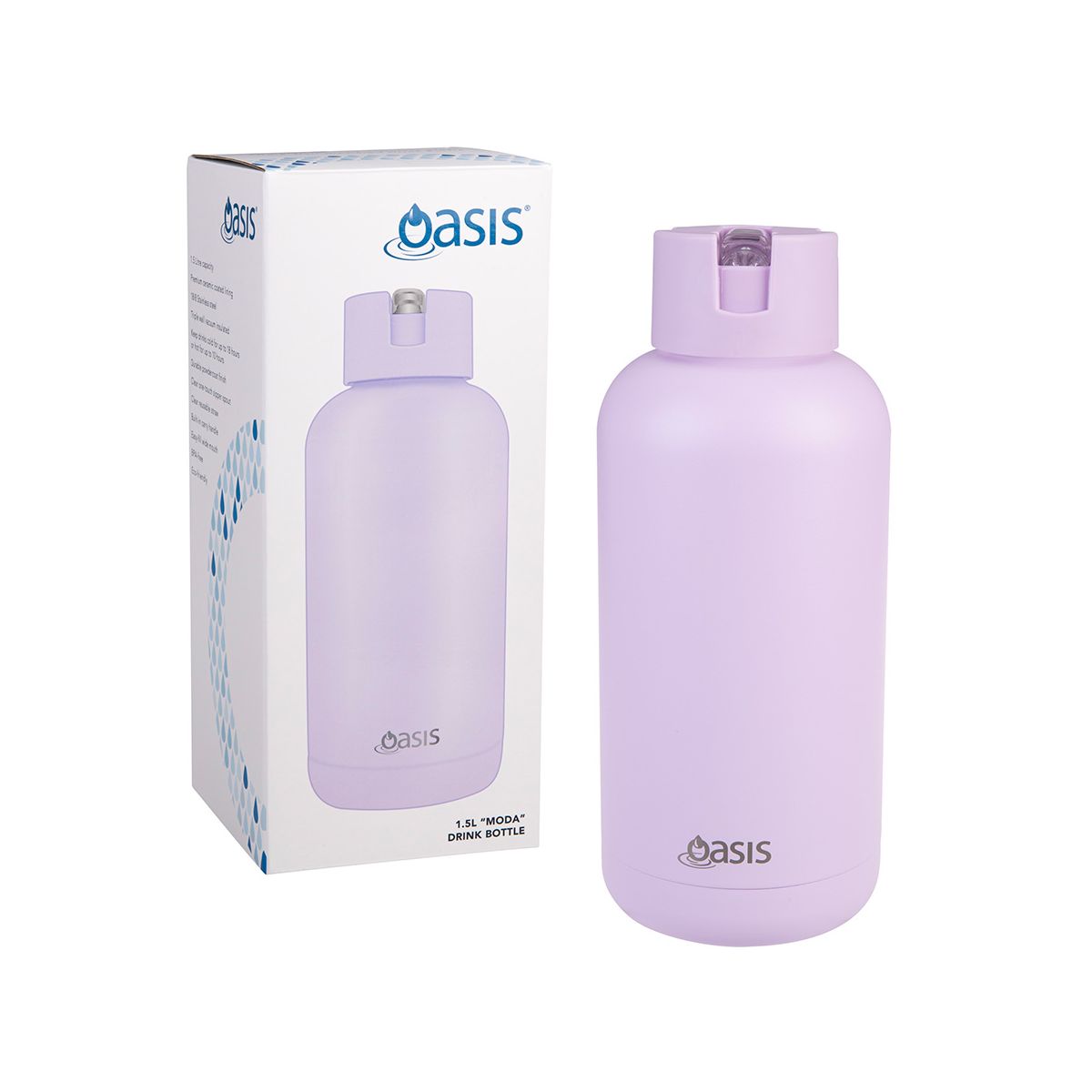 Buy Oasis Moda purple 1.5L insulated water bottle