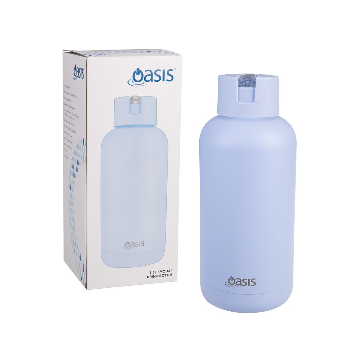 Buy Oasis Periwinkle 1.5L moda insulated water bottle